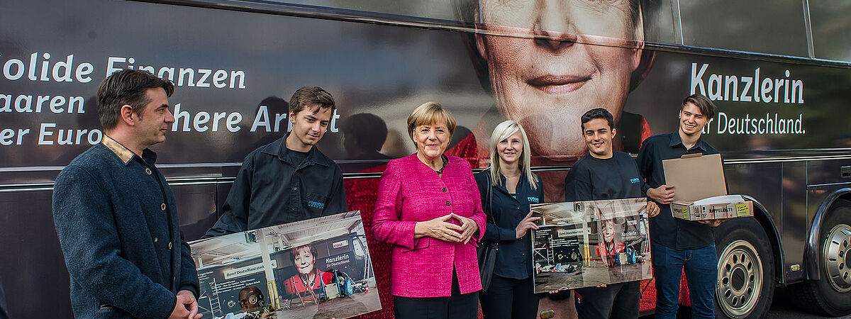 Busfolierung Merkel Bus Merkel Furore